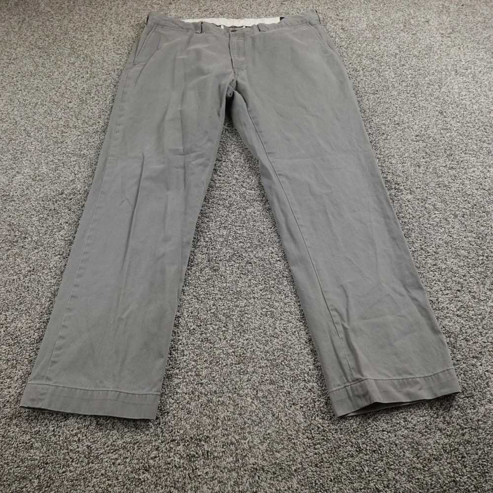 Polo Ralph Lauren Pants Mens‎ 40X32 Gray Chino Trouser Golf Classic Work Preppy